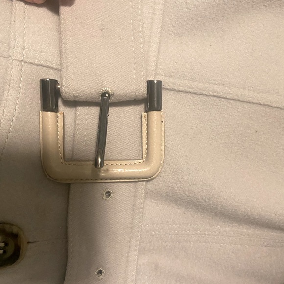 AUTHENTIC BURBERRY CASHMERE WOOL BLEND TRENCH COAT BURBERRY SIZE 42 (S/M) - Picture 8 of 13